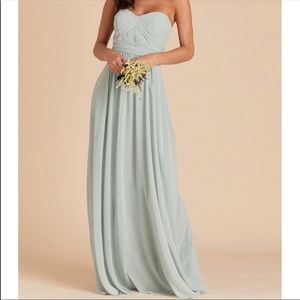 Brody Grey Sage Bridesmaid dress